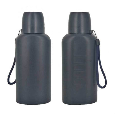 Termo Plano de Acero Inoxidable 304 Portátil para Exteriores