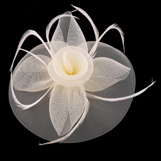 Accesorios para el Cabello con Flores de Malla - Colección Nupcial y Escena - Image 5