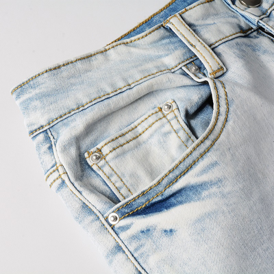 Jeans Slim Stretch Rotos de Moda Alta - Diseño Trendy XINGX - Image 21