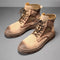 Botas Martin de Cuero para Hombre - Estilo Británico Versátil Otoño Invierno