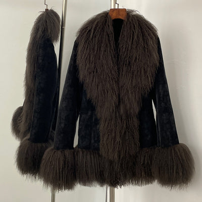 Chaqueta de Lana Gruesa con Acabado Ante - Image 3