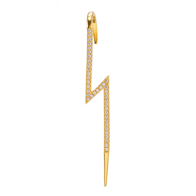 Aretes Dorados con Baño de Oro Real y Diseño Envolvente en la Oreja - Image 16