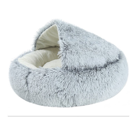 Cama Térmica de Felpa para Gatos - Nido Redondo Envolvente - Image 9