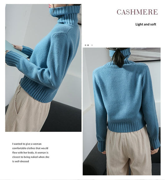 Suéter Lana Cuello Alto Slim Fit Mujer - Base Layer Premium - Image 27