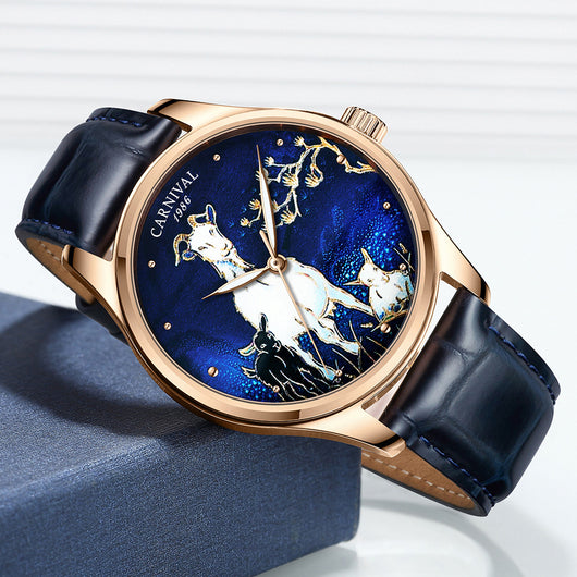 Reloj Zodíaco Chino Oveja - Diseño Elegante y Significado Ancestral