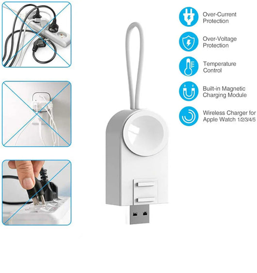 Cargador Inalámbrico Compatible con Apple Watch - Image 12