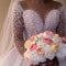 Vestido de Novia Elegante con Mangas Largas