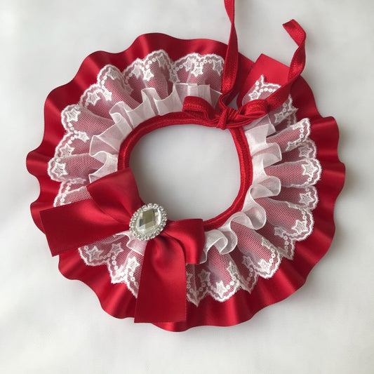 Collar Bandana Personalizado para Gato con Cinta Hecha a Mano