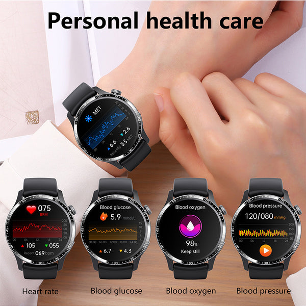 Reloj Inteligente F207 con Monitoreo No Invasivo de Glucosa