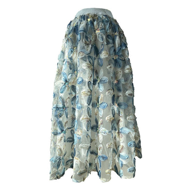 Falda de Tul con Lentejuelas Floral 3D - Diseño de Hada Brillante - Image 10