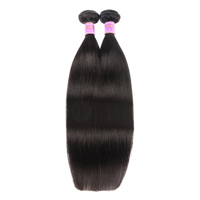 Peluca de Cabello Humano con Flequillo Cortina - Image 4