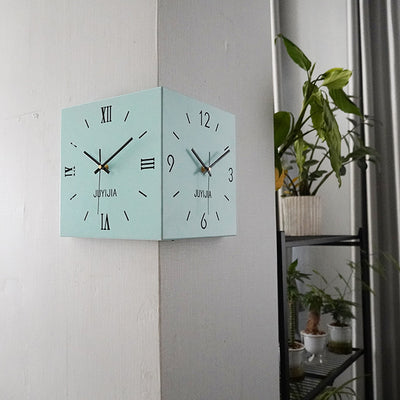 Reloj de Pared Decorativo Doble Cara con Vinilo Adhesivo para Dormitorio - Image 9
