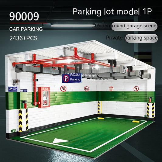 Gran Juego de Bloques de Construcción Estacionamiento Realista