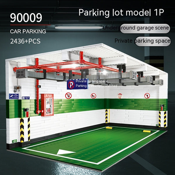 Gran Juego de Bloques de Construcción Estacionamiento Realista