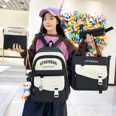 Mochila Escolar de 4 Piezas para Secundaria - Image 4