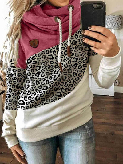 Sudadera con capucha y costuras estampadas de corte holgado - Image 13