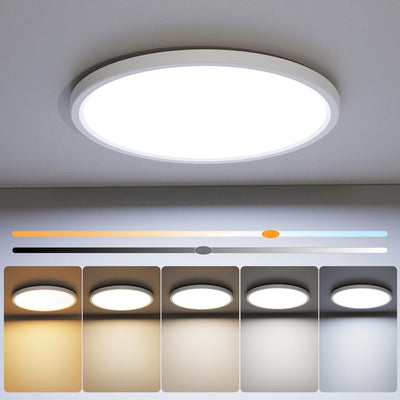 Plafón LED Dorado para Dormitorio 24W con Retroiluminación RGB Integrada - Image 8