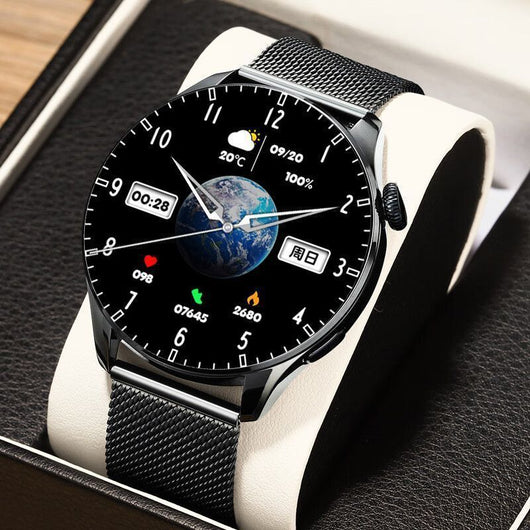 Reloj Inteligente Deportivo con Monitor de Presión Arterial y Bluetooth