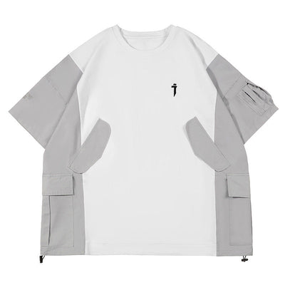 Camiseta Básica Manga Corta Suelta para Hombre - Image 6