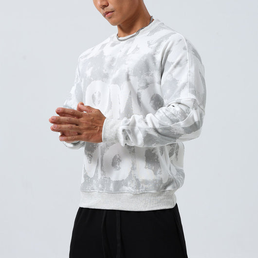 Sudadera Deportiva Cuello Redondo Manga Larga para Hombre