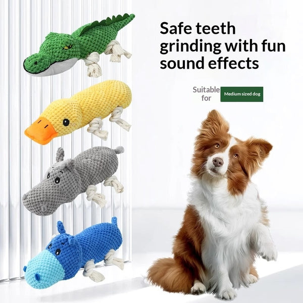 Juguete de Peluche 'Celular' con Sonido para Morder y Limpiar Dientes