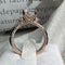Anillo de Moissanita Three-Life para Mujer