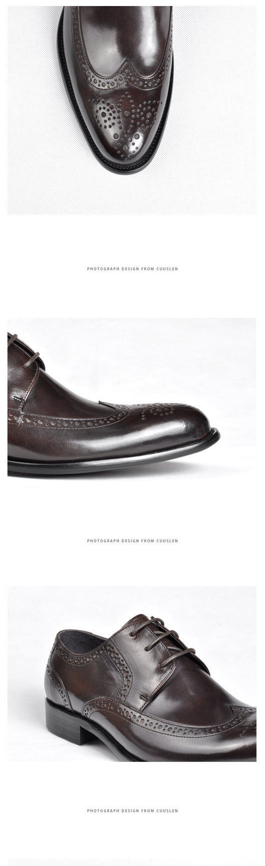 Zapatos de Cuero Genuino para Hombre Punta Fina Negocios Formales - Image 13