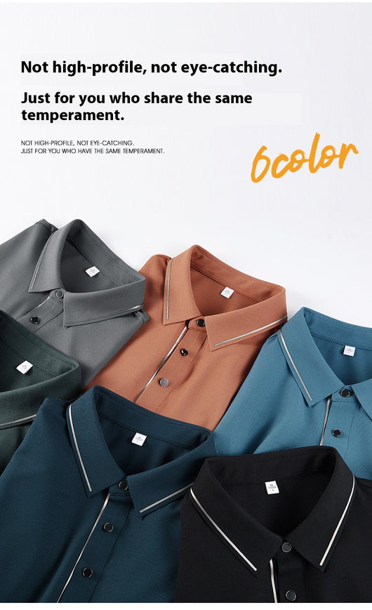 Conjunto Deportivo Polo y Pantalón Ice Silk sin Costuras - Lujo Ligero - Image 26