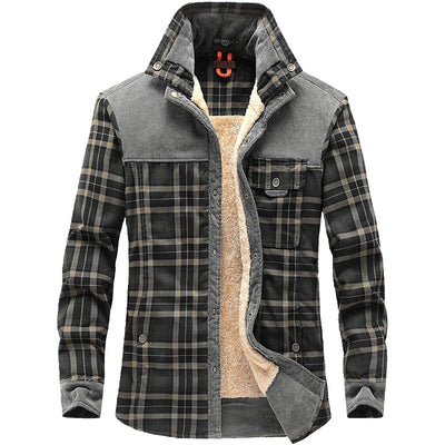 Camisa de Franela Térmica para Hombre - Cuadros Otoño Invierno - Image 8