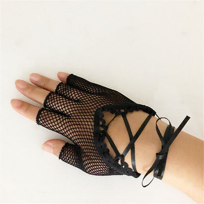 Guantes Cortos con Cinta Cruzada Estilo Europeo Americano - Image 8