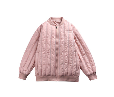Chaqueta Suelta de Pareja Estilo Japonés a Rayas - Image 16