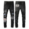 Jeans Slim Ajustado con Detalles Rotos