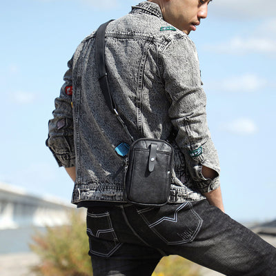 Bolsa Bandolera de Cuero Unisex - Diseño Moderno y Funcional - Image 8