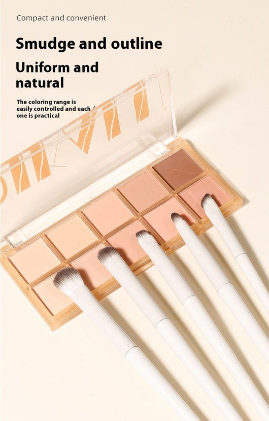 Set de Brochas de Detalle para Ojos Porcelana Cloud - Herramientas de Maquillaje Profesional - Image 11