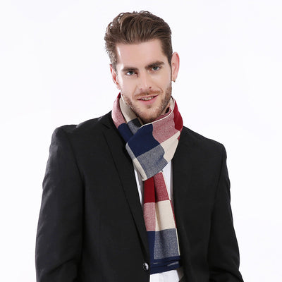 Bufanda de Cachemira a Cuadros Británicos para Hombre - Elegancia y Calidez - Image 4