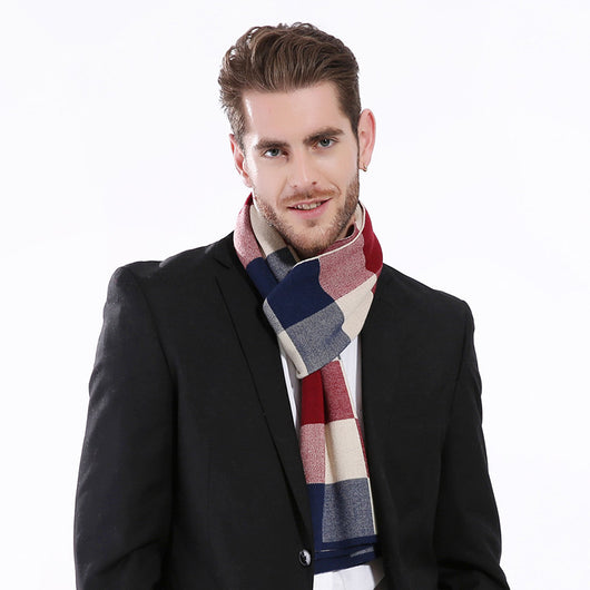 Bufanda de Cachemira a Cuadros Británicos para Hombre - Elegancia y Calidez - Image 4