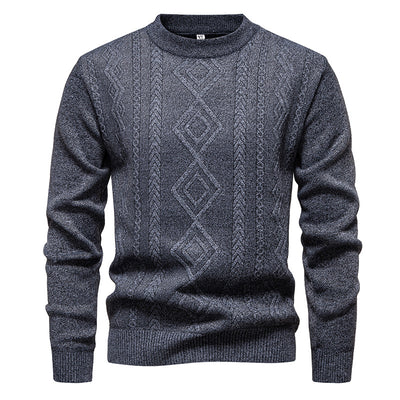 Suéter Tejido Cuello Redondo Cálido y Casual para Hombre - Image 10