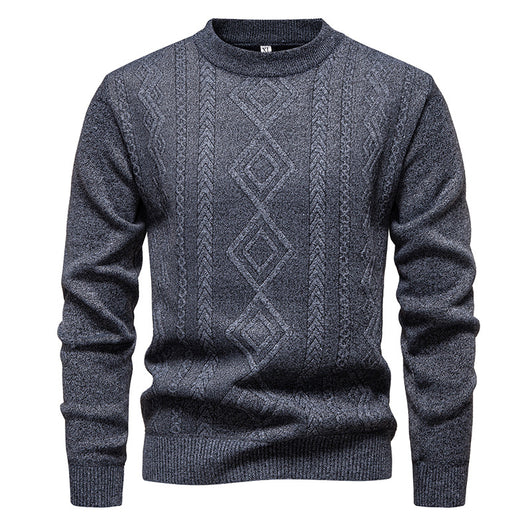 Suéter Tejido Cuello Redondo Cálido y Casual para Hombre - Image 10