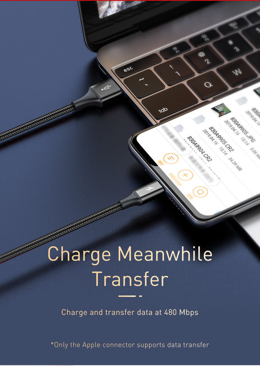 Cable 3 en 1 Carga Rápida - Lightning, Micro USB y USB-C Negro - Image 26