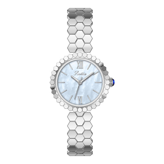 Reloj de Cuarzo Dorado Rosa Elegante y Compacto - Image 4