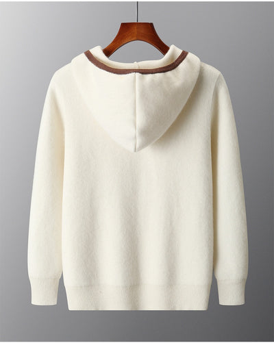 Cardigan de Cachemira con Cierre de Cremallera y Capucha - Image 23