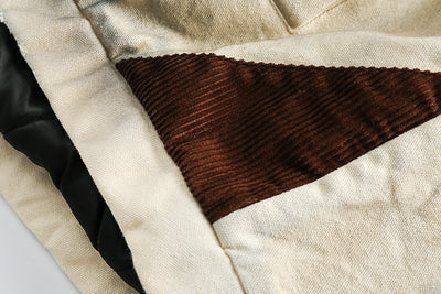 Chaqueta Acolchada Estilo Retro Industrial para Parejas - Algodón Casual Unisex - Image 9