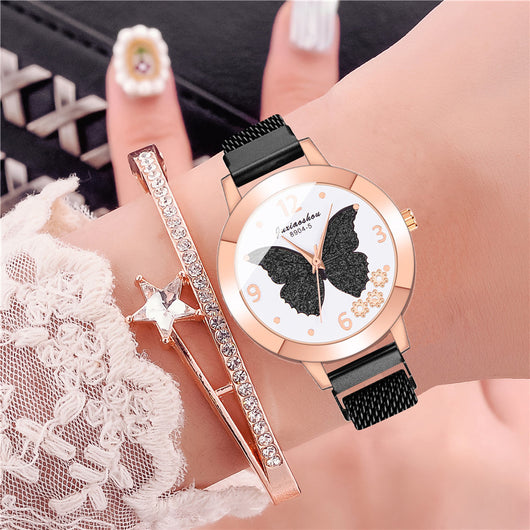 Reloj de Moda para Mujer con Diseño de Mariposas Coloridas - Image 22