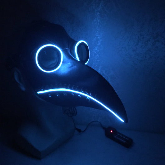 Máscara LED Brillante Médico Pájaro para Fiestas de Halloween - Image 8