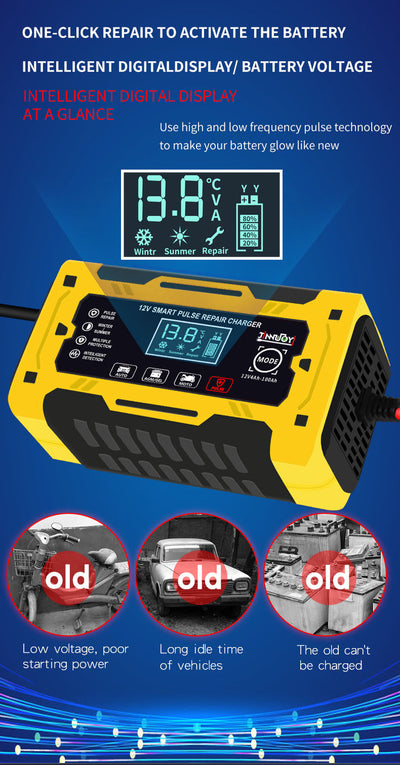 Cargador Inteligente 12V para Baterías de Auto y Moto - Image 11