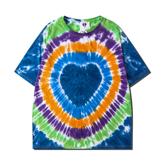 Camiseta Tie Dye Unisex de Algodón 100% - Diseño Estampado Colorido - Image 9