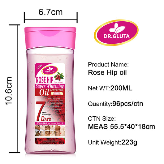 Aceite Corporal Rosa Mosqueta Blanqueador - Sérum Antiedad 200ml - Image 6