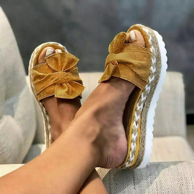 Sandalias Plataforma con Moño de Cáñamo para Mujer - Image 8