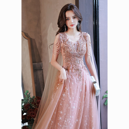 Vestido de Noche Estrellado Elegancia Celebridad - Image 7