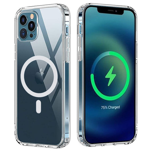 Funda Magnética Transparente para Celular con Diseño Acrílico
